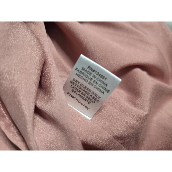 WAYF Valerie Blouson Midi Chiffon Dress Large Spring Wedding Guest Bridal Shower - Picture 9 of 13